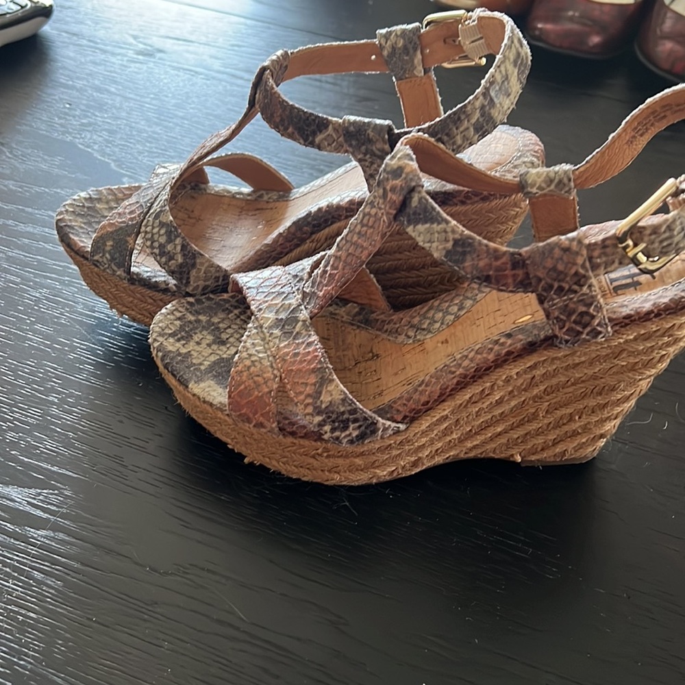 Sofft Python Print Wedges - image 2